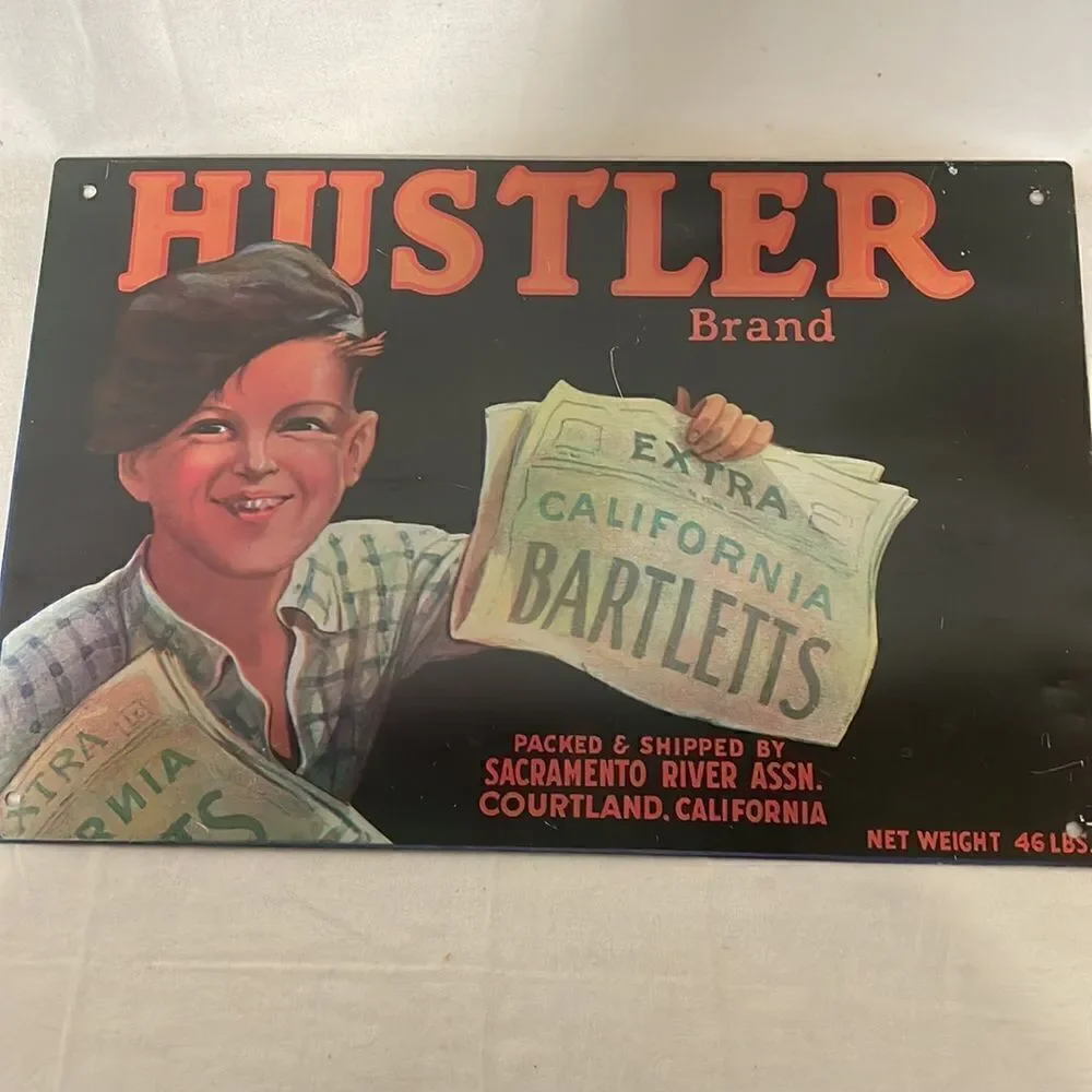 Hustler brand sign